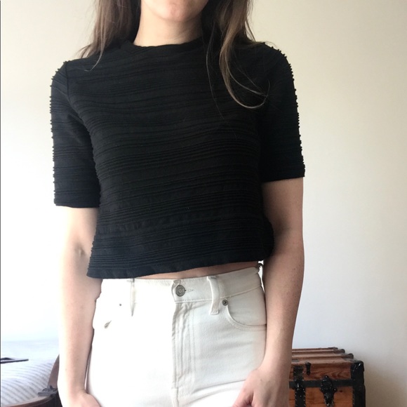 Hackwith Design House Becca Crop Tee - Picture 1 of 4